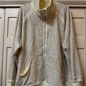 Queen of Sparkles Colorful Rhinestone Quarter Zip